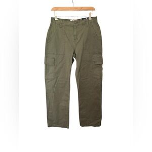 Hollister Men's Green Cargo Pants